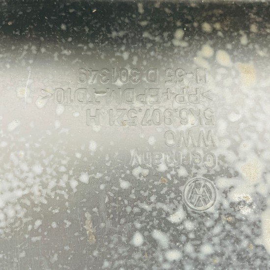 VW Golf Gti Rear Bumper Diffuser Genuine Black Lower Spoiler 2009 - 2013 [za26]