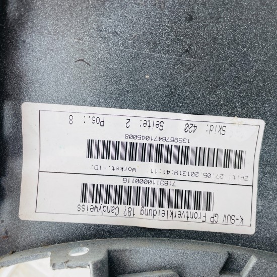 VW Tiguan Front Bumper Genuine White 2011 – 2015 [ao60]