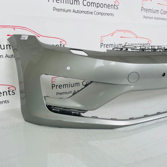 VW Golf Sportsvan Sv Front Bumper Genuine Grey 4 Pdc + Jets 2015 – 2018 [ap5]