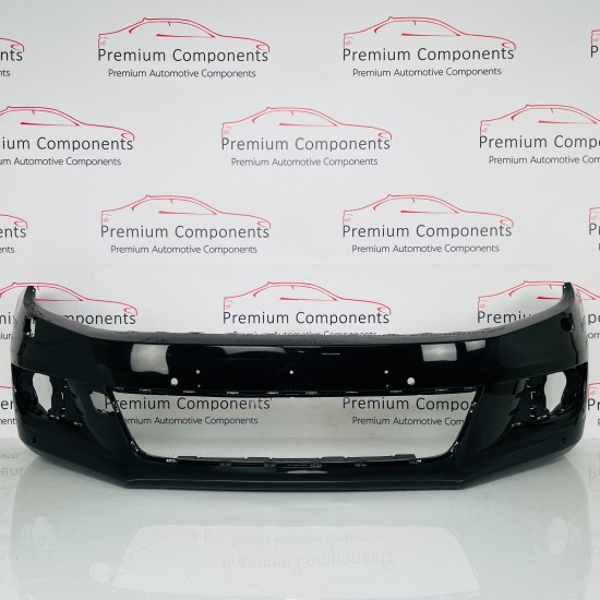 VW Tiguan Front Bumper Genuine Black With Lower Splitter Trim 2011 – 2015 [ap36]