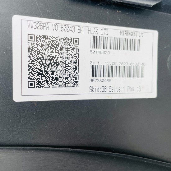 VW Tiguan Front Bumper Genuine Grey Mk2 Face Lift 2021 – 2023 [ao102]