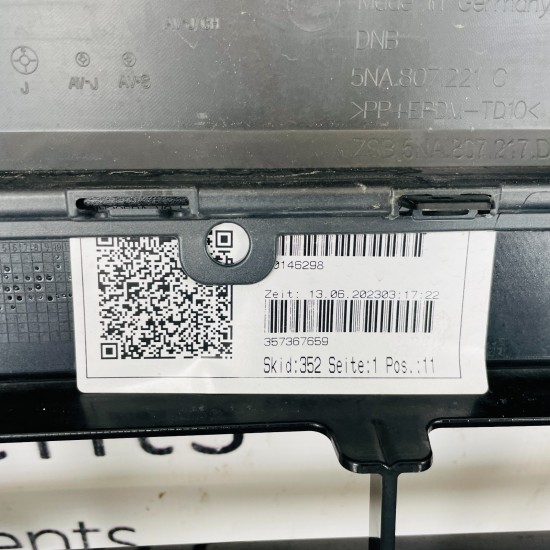 VW Tiguan Front Bumper Genuine Grey Mk2 Face Lift 2021 – 2023 [ao102]