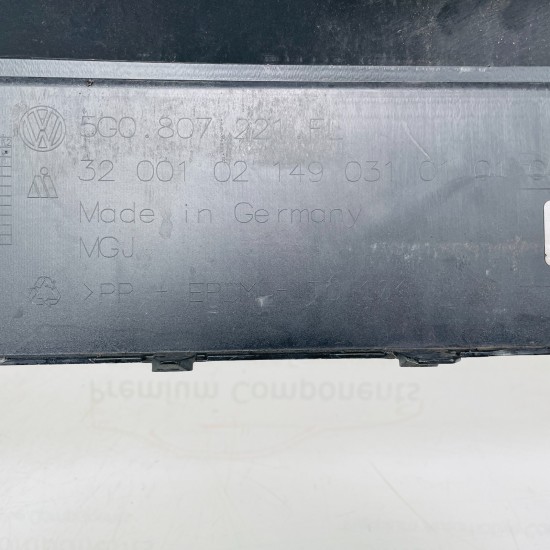 VW Golf Front Bumper Mk7.5 Se Face Lift Genuine Black 2017 – 2020 [ap43]