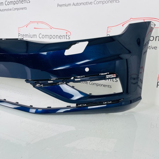 VW Golf Front Bumper Genuine Blue Mk7.5 Se Face Lift With Jets 2017 – 2020 [an99