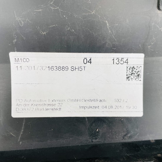 VW Touran Rear Bumper Skin Genuine Black 2015 – 2020 [ak26]