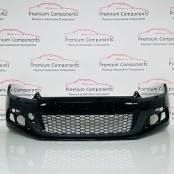 VW Scirocco Gt Front Bumper Genuine Black Se 2009 – 2015 [ao85]