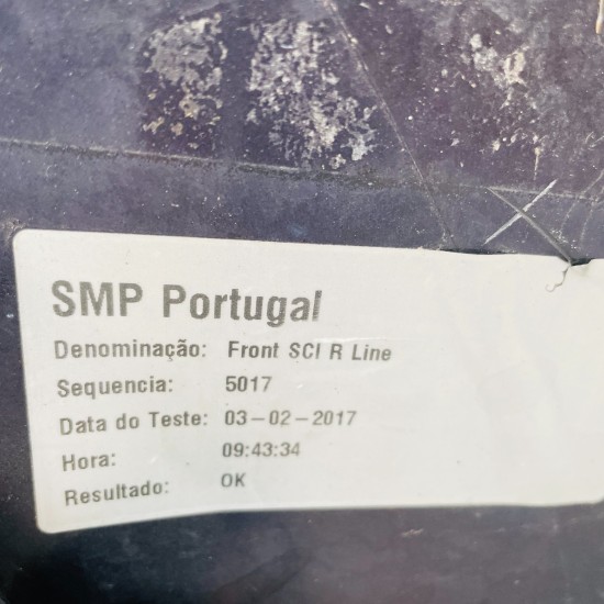 VW Scirocco Front Bumper Genuine Blue R Line 2014 – 2017 [ao89]