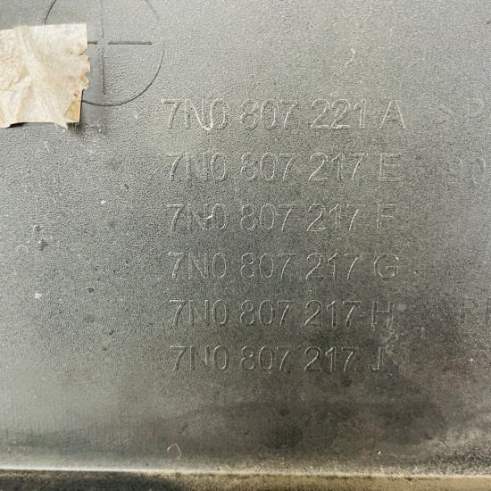 VW Sharan Front Bumper Mk2 Highline Se Genuine Black With Pdc 2010 –2022 [ap47]