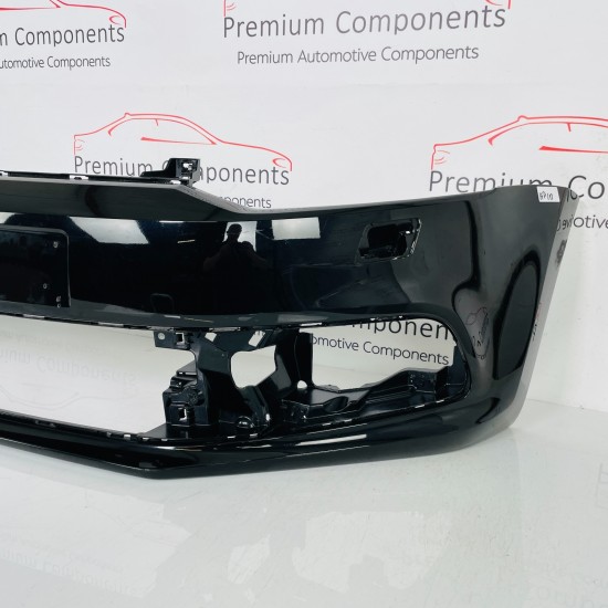 VW Polo Front Bumper Genuine Black With Jets 2014 - 2017 [ap10]