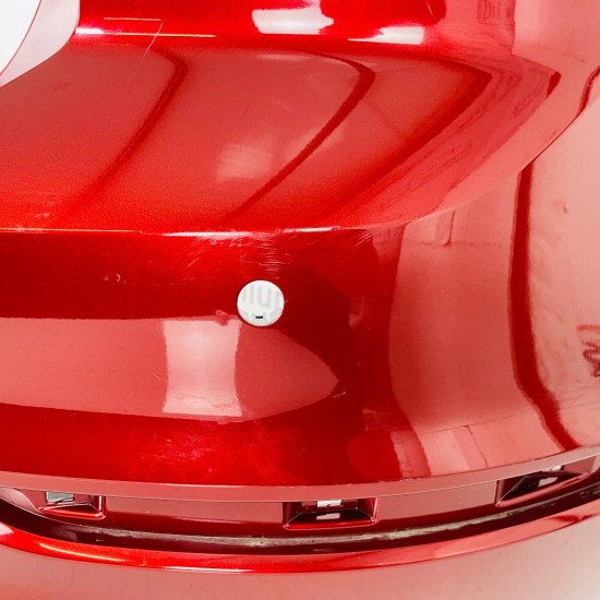 VW Golf Sv Sportsvan Rear Bumper Genuine Red -no Reapairs - 2017 - 2021 [ak40]