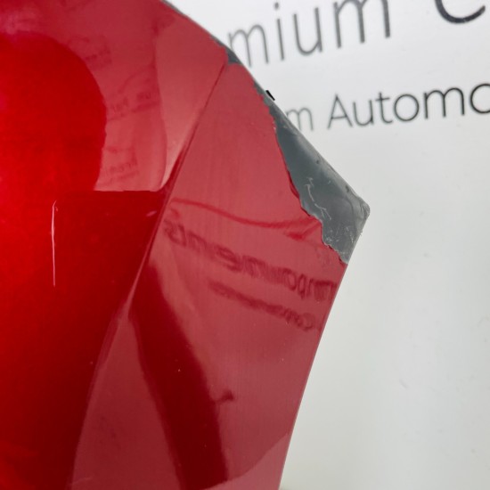 VW Golf Sv Sportsvan Rear Bumper Genuine Red -no Reapairs - 2017 - 2021 [ak40]