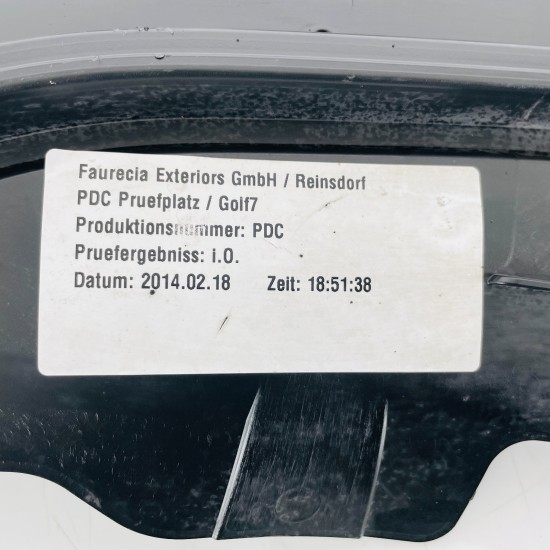 VW Golf Mk7 Front Bumper Diffuser Genuine Black Lower Trim 2013 – 2017 [ap132]