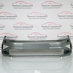 VW Golf Sportsvan Front Bumper Genuine Silver Sv Plus 2017 - 2021 [an112]