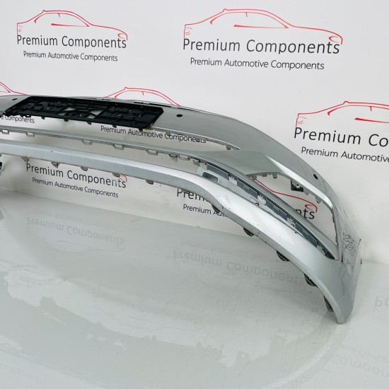 VW Polo Front Bumper Genuine Silver Mk6 Se With Pdc 2017 - 2022 [an140]