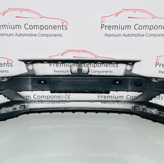 VW Polo Front Bumper Genuine Silver Mk6 Se With Pdc 2017 - 2022 [an140]
