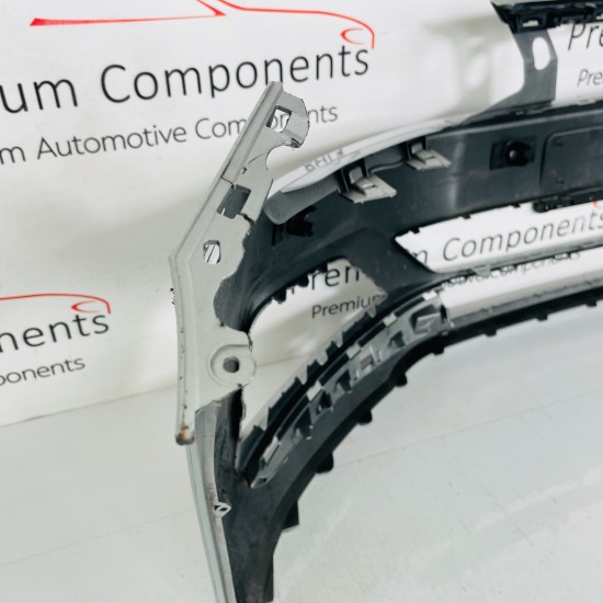 VW Polo Front Bumper Genuine Silver Mk6 Se With Pdc 2017 - 2022 [an140]