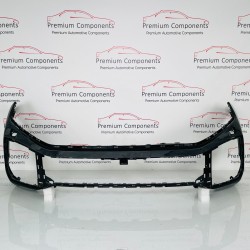 VW Touareg R Front Bumper Genuine Black With Washer Jets 2015 – 2019 [an101]