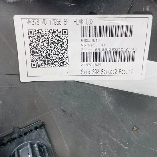 VW Touran Front Bumper Mk2 Highline Genuine Black 5ta807221al 2015 – 2020 [ar19]