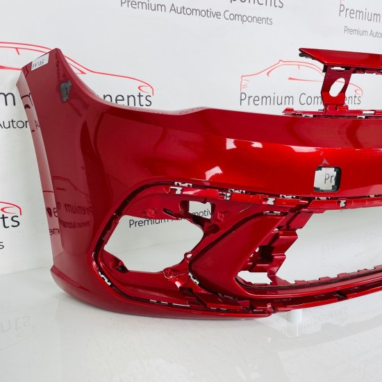 VW Polo Front Bumper Mk6 R-line Genuine Red 2gs807221h 2022 - 2024 [an135]