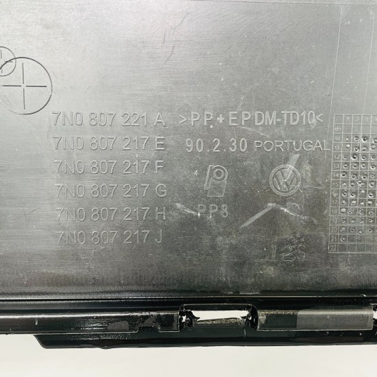 VW Sharan Front Bumper Mk2 Highline Se Genuine Black 7n0807221 2010 –2022 [ar67]