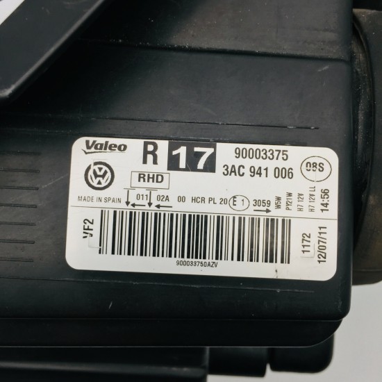 VW Passat Headlight Headlamp B7 Right Driver Offside 2010 - 2014 [hl51]