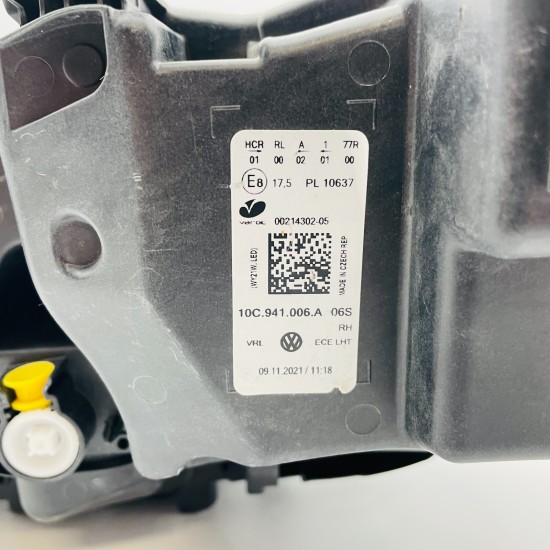 VW Id3 Headlight Headlamp Right Led Driver Offside 2020 - 2022 [l124]