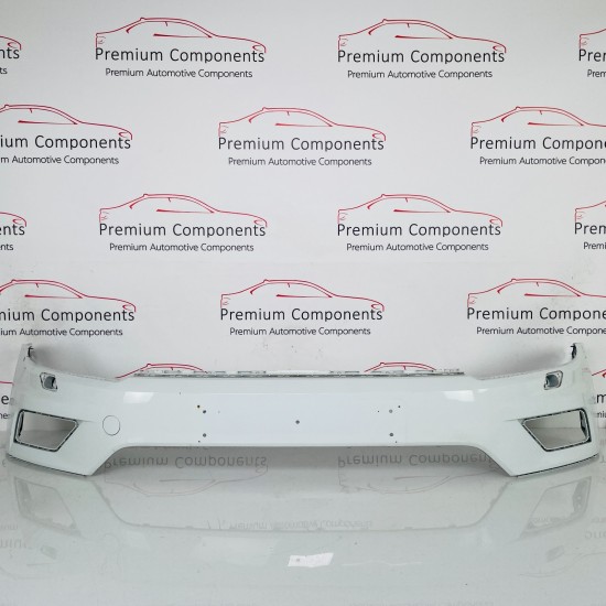 VW Tiguan Front Bumper With Jets Genuine White 5na807221 | 2016 – 2020 [ar7]