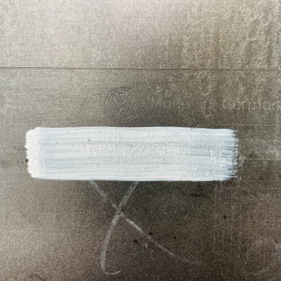 VW Golf Sportsvan Sv Front Bumper Genuine Grey 4 Pdc + Jets 2015 – 2018 [aj74]