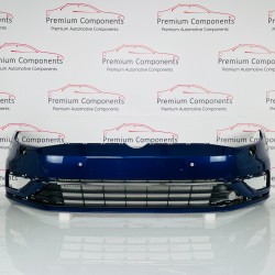 VW Golf Front Bumper Mk7.5 Se Face Lift Genuine Blue 2017 – 2020 [ap64]