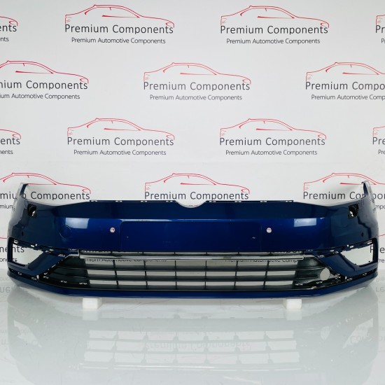 VW Golf Front Bumper Mk7.5 Se Face Lift Genuine Blue 2017 – 2020 [ap64]