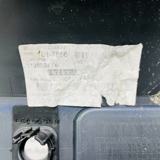 VW Golf Front Bumper Mk7.5 Se Face Lift Genuine Blue 2017 – 2020 [ap64]