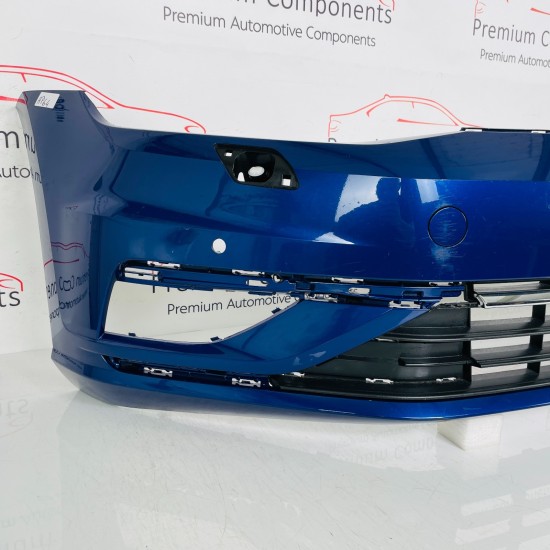 VW Golf Front Bumper Mk7.5 Se Face Lift Genuine Blue 2017 – 2020 [ap64]