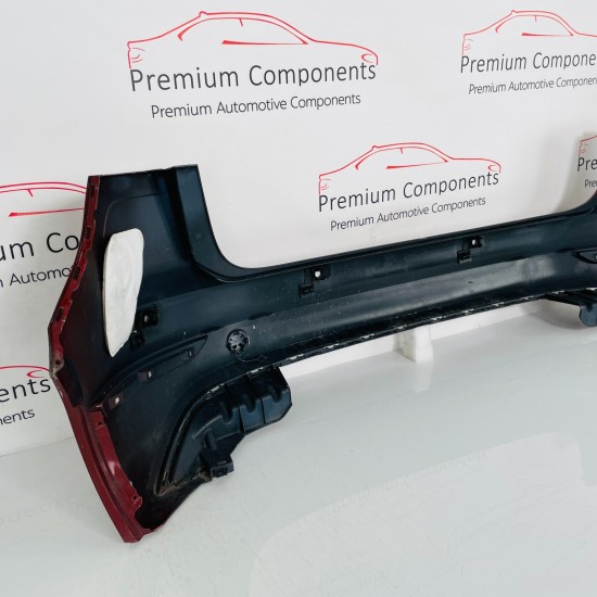 VW Golf Sv Sportsvan Rear Bumper Genuine Red -no Reapairs - 2017 - 2021 [ak40]