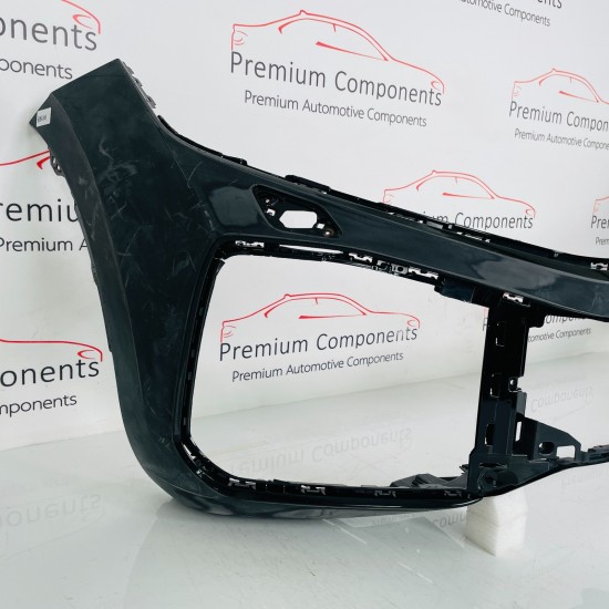 VW Touareg R Front Bumper Genuine Black With Washer Jets 2015 – 2019 [an101]