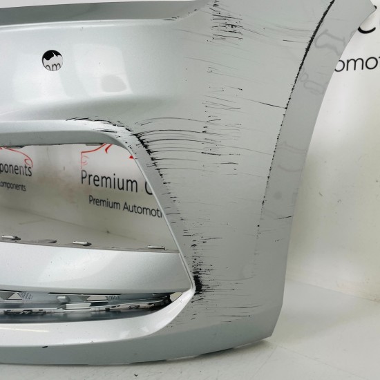 VW Polo Front Bumper Genuine Silver Mk6 Se With Pdc 2017 - 2022 [an140]