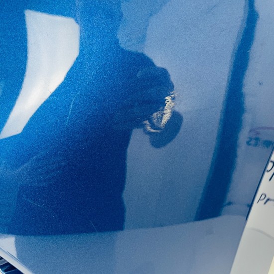 VW Polo Front Bumper Genuine Blue Mk6 R-line 2022 - 2024 [ac4]