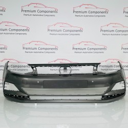 VW Polo Front Bumper Mk6 Se Genuine Grey 2gs807221 | 2017 - 2022 [as122]