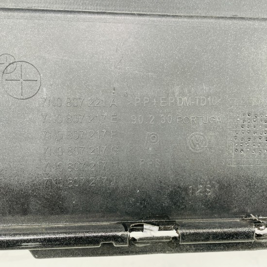 VW Sharan Front Bumper Mk2 Highline Se Genuine Silver 7n0807221 | 2010 –2022