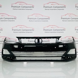 VW Polo Front Bumper Mk6 Se Genuine Black 2g0807221 | 2017 - 2022 [at13]