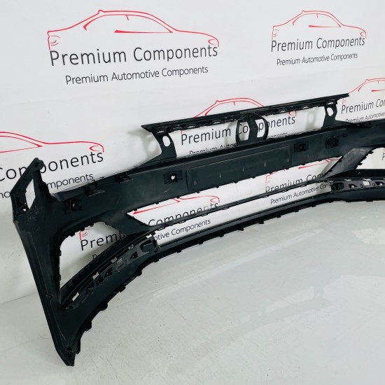 VW Polo Front Bumper Mk6 Se Genuine Black 2g0807221 | 2017 - 2022 [at13]