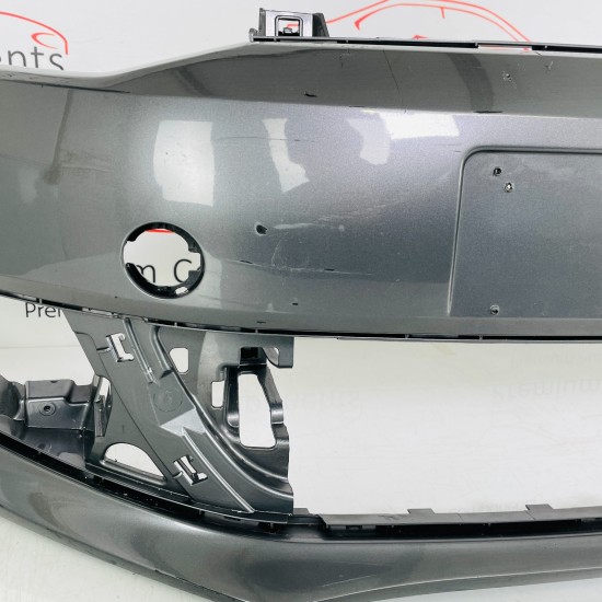 VW Polo Front Bumper Genuine Grey With Jets 6c0807221 | 2014 - 2018 [at14]