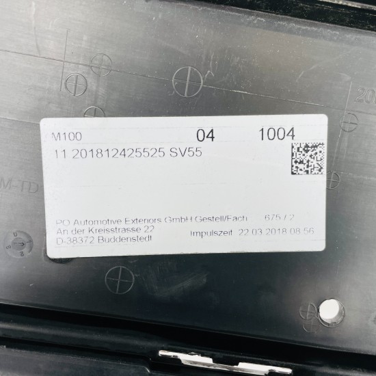 VW Tiguan Front Bumper Mk2 R Line Genuine Black 5na807221b | 2016 – 2020 [at18]