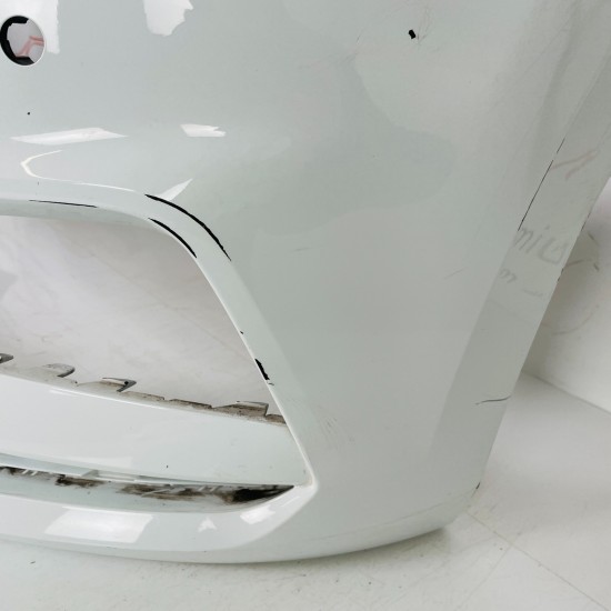 VW Polo Front Bumper Mk6 Se Genuine White 2g0807221 | 2017 - 2022 [at37]