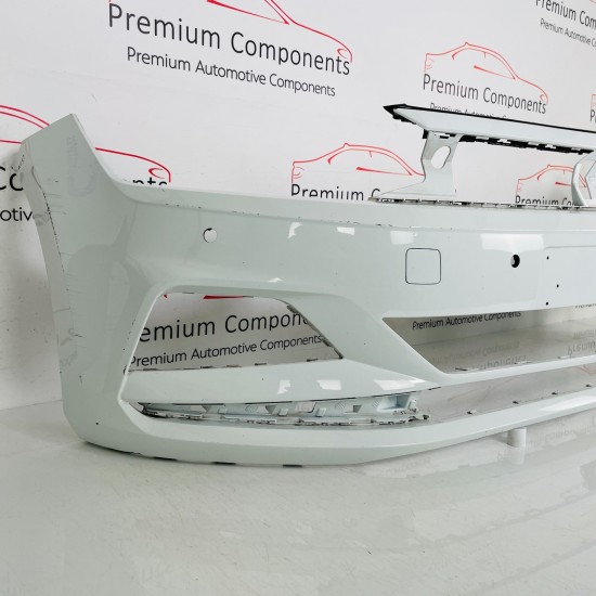 VW Polo Front Bumper Mk6 Se Genuine White 2g0807221 | 2017 - 2022 [at37]