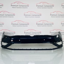 VW Golf Front Bumper Genuine Blue Mk7.5 Se Face Lift With Jets 2017 – 2020 [an99
