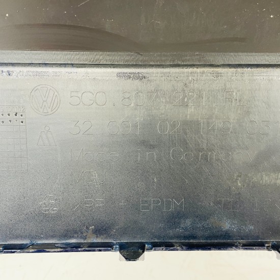 VW Golf Front Bumper Genuine Blue Mk7.5 Se Face Lift With Jets 2017 – 2020 [an99