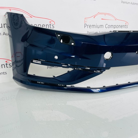VW Golf Front Bumper Genuine Blue Mk7.5 Se Face Lift With Jets 2017 – 2020 [an99