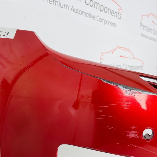 VW Golf Sportsvan Front Bumper Sv Genuine Red 510807221f | 2015 – 2018 [at48]