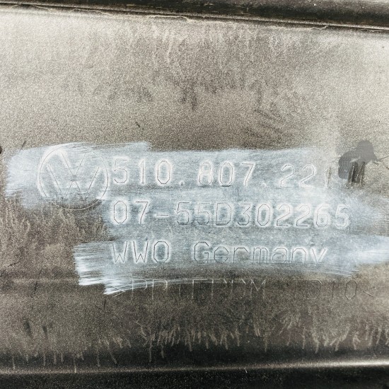 VW Golf Sportsvan Front Bumper Sv Genuine Silver 510807221m | 2017 - 2021 [at55]