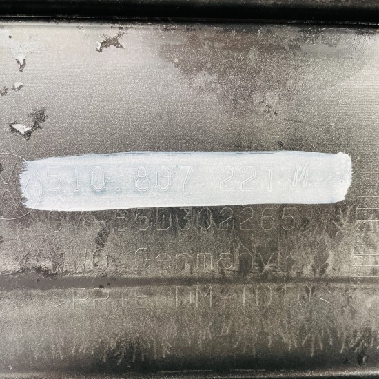 VW Golf Sportsvan Front Bumper Sv Genuine Grey 510807221m | 2017 - 2021 [at65]